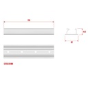 Soporte Chapa Plana L3000 H1,82