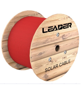 CABLE UNIFILAR 500ml. 6mm  1500V Rojo