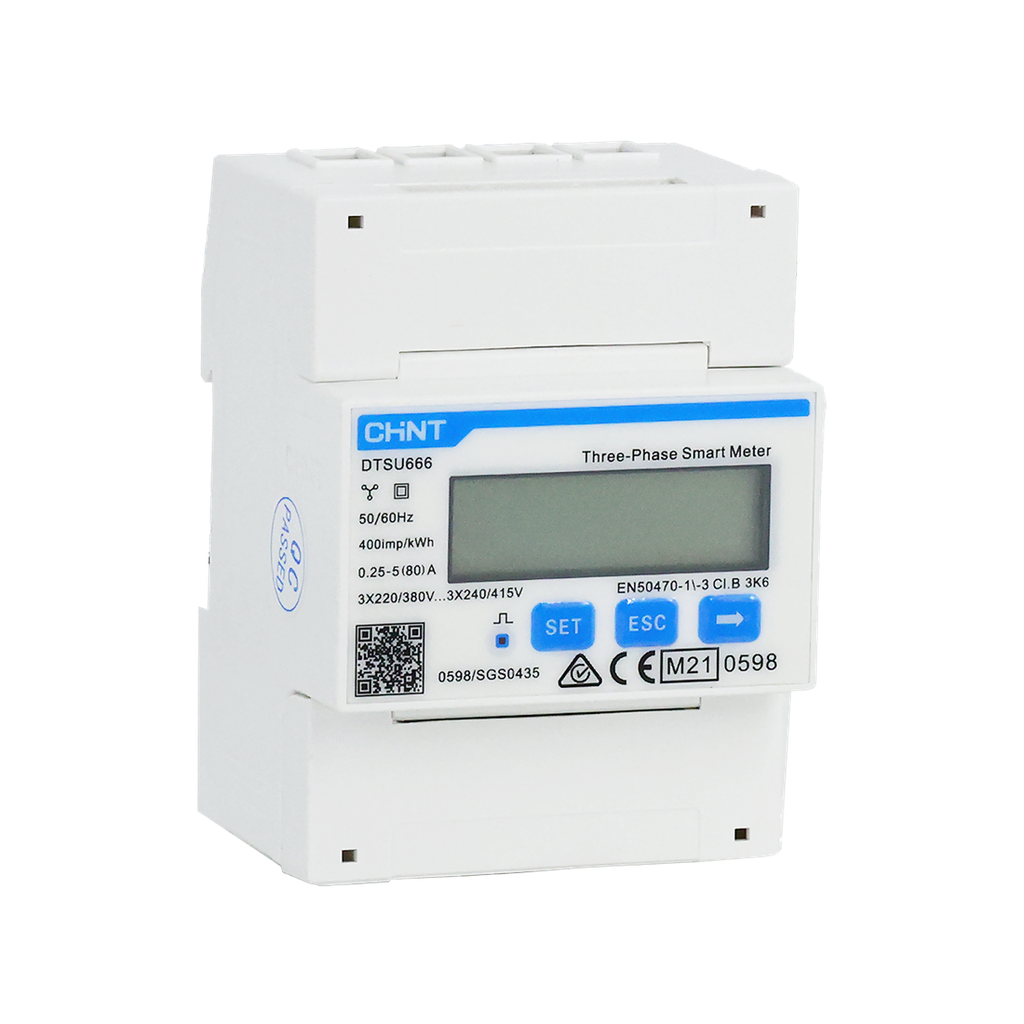 CHINT DTSU666 80A Smart Meter trifásico