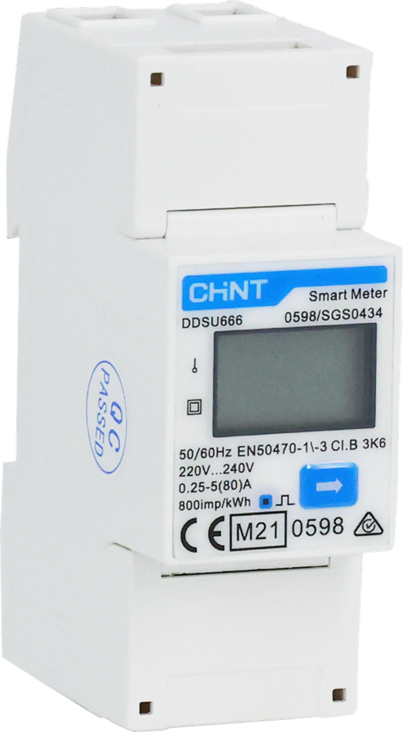 CHINT DDSU666 80A Smart Meter Monofasico